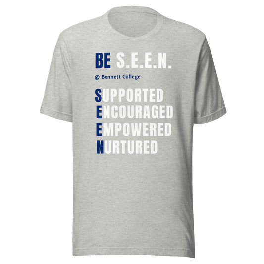Be S.E.E.N. - Blue/White - Unisex T-Shirt