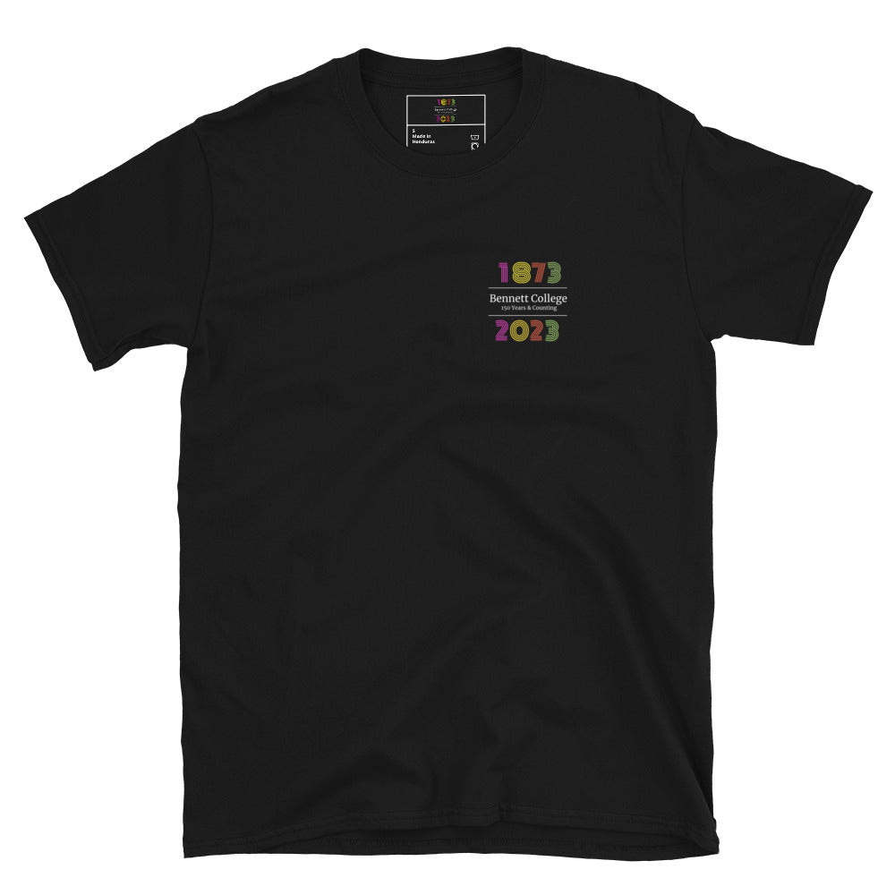 Celebrating 150 Years - 1873 to 2023 - Short-Sleeve Unisex T-Shirt (Small Logo)